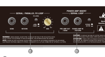 Marshall JVH210H には FX loop の他に Power Amp Insert がある